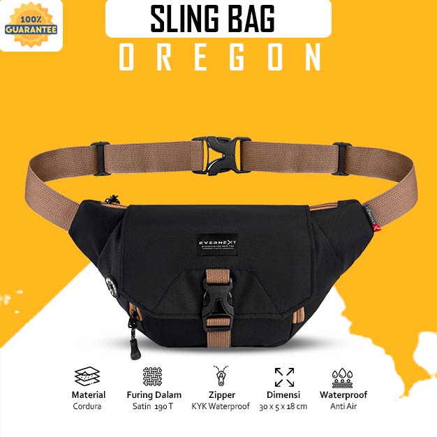 Tas Slingbag Slempang Pria Tas selempang Outdoor Pria Laki Laki Cowok Distro Tas Selempang Waistbag Weistbag Waisbag Tas Pinggang Distro Cowok Pria Kanvas Terbaru Kekinian