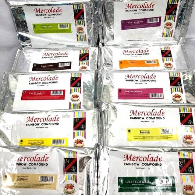 

Cokelat Mercolade Compound All Varian Warna 1kg