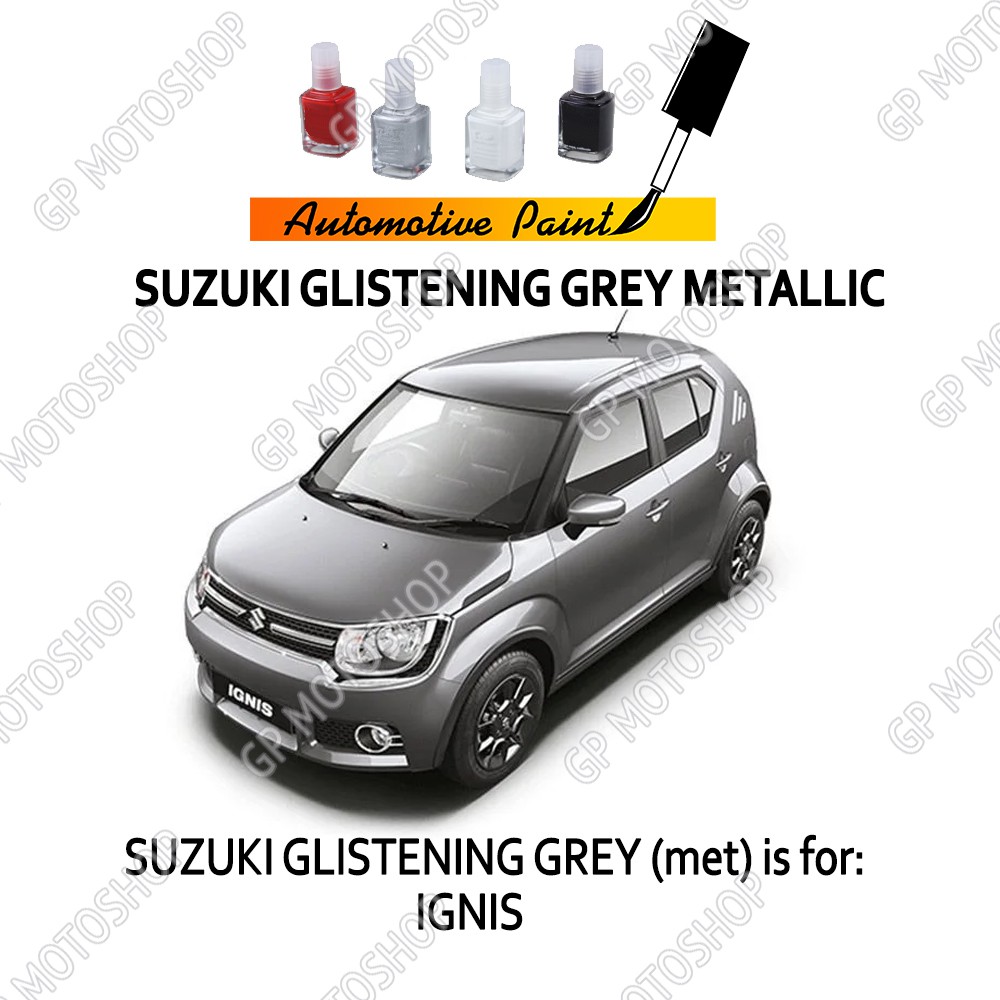 SUZUKI IGNIS GLISTENING GREY METALLIC CAT OLES PENGHILANG BARET MOBIL LECET GORES ABU-ABU METALIK