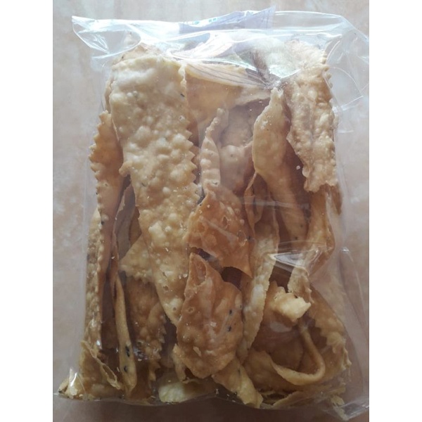 

Kripik bawang/pangsit/gurih jinten 250gr