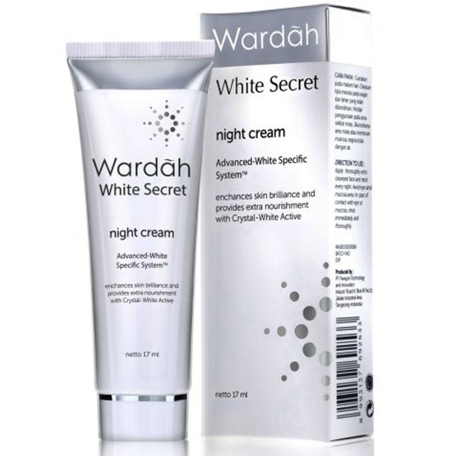 [WARDAH]White Secret Day/NIGHT Cream Tube 17m