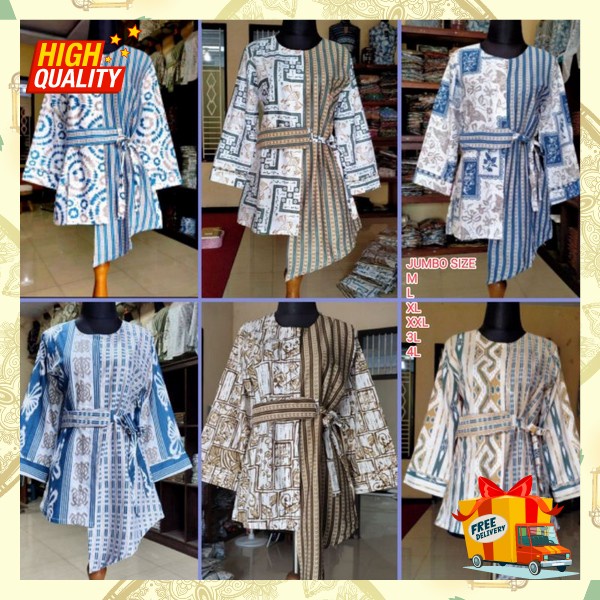Buju Cewek Formal Kemeja Dewasa Casual Baju Batik Wanita Bju Dewasa Model Terbaru Atsan Remaja Impor