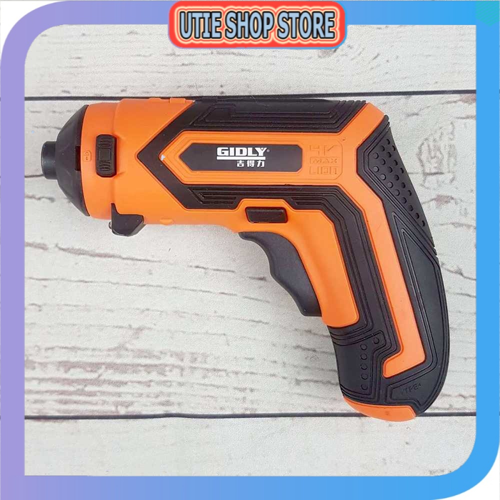 USS - Gidly Bor Elektrik 4 in 1 Wireless Cordless Power Drill 4V - 5003606 - Utie Shop Store