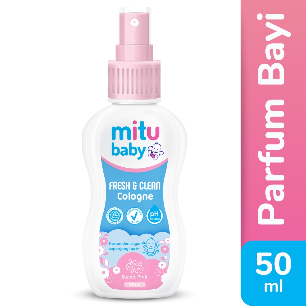 Jual Mitu Baby Cologne Sweet Pink Spray 50ml Parfum Bayi Shopee
