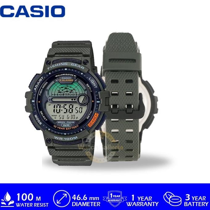 Casio General WS-1200H-3AVDF/WS-1200H-3AVDF/WS-1200H Original Murah