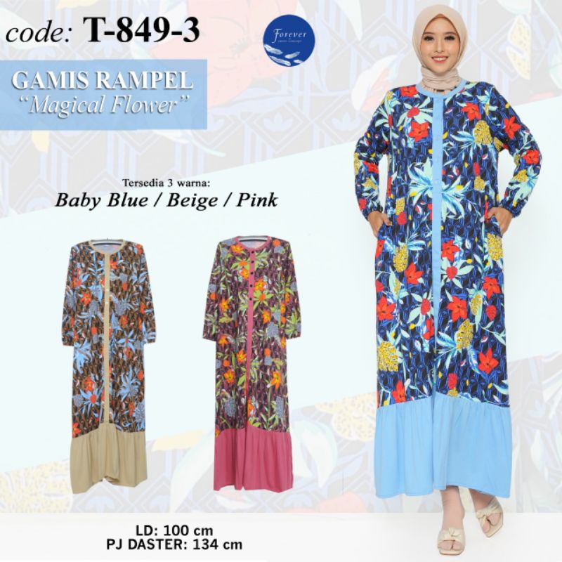 Gamis Wanita Longdress Maxi One Set Baju Tidur Forever Sweet Concept-2