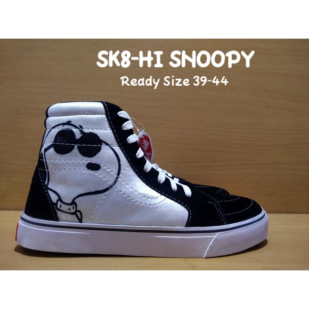 SEPATU VANS PRIA CASUAL SNEAKER SK8 SNOOPY SEPATU VANS TINGGI OLDSKOOL