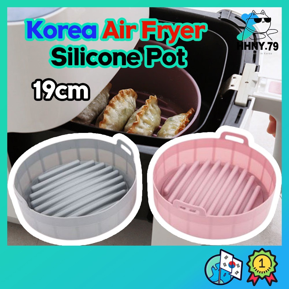 AIRRO FRY POT SILICONE AIR FRYER Tatakan Silikon Tahan Panas Microwave