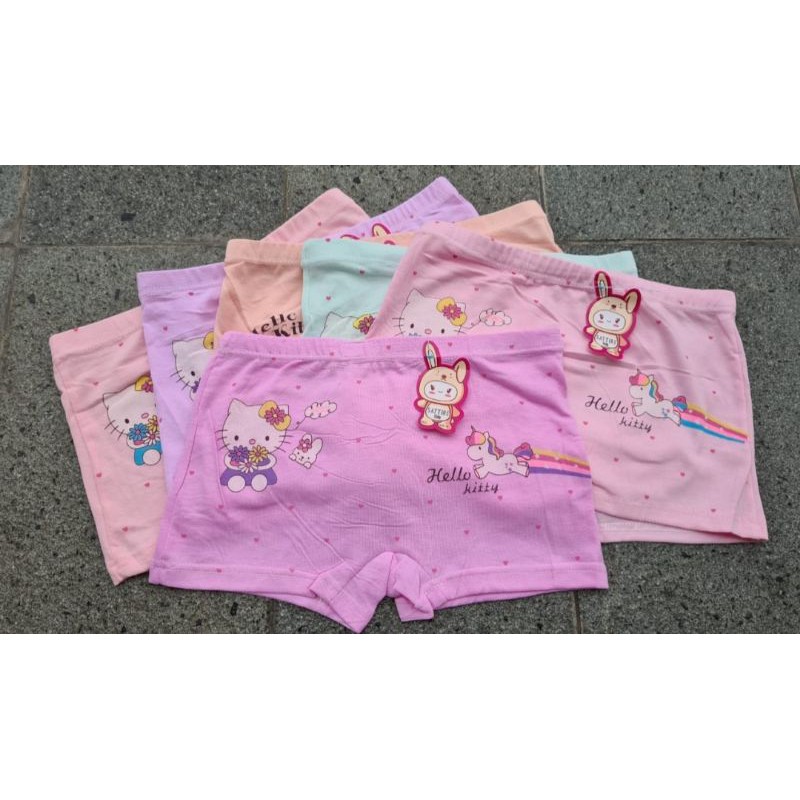 1 LUSIN CELANA DALAM ANAK PEREMPUAN 2-10 TH PEPPA PIG / CD BOXER ANAK PEREMPUAN MURAH / CD ANAK