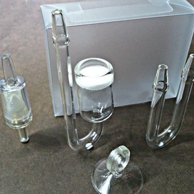 Image of ღ U Shape Aquarium Co2 Diffuser Check Glass Tube Suction Best Seller!  #2