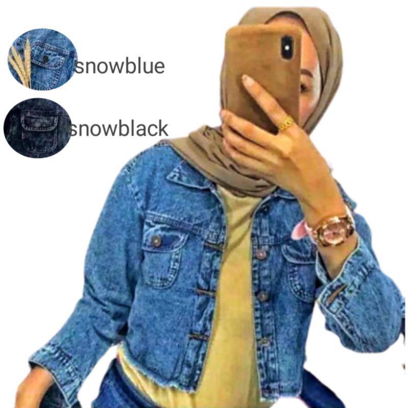 Jaket crop wanita jeans rawis jaket crop rawis snow black jaket crop rawis jeans jaket crop rawis oversize jaket crop rawis ori jaket crop rawis wanita