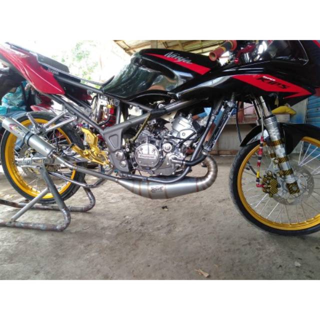 Knalpot Creampie Ninja RR type ZZ1 STAINLESS