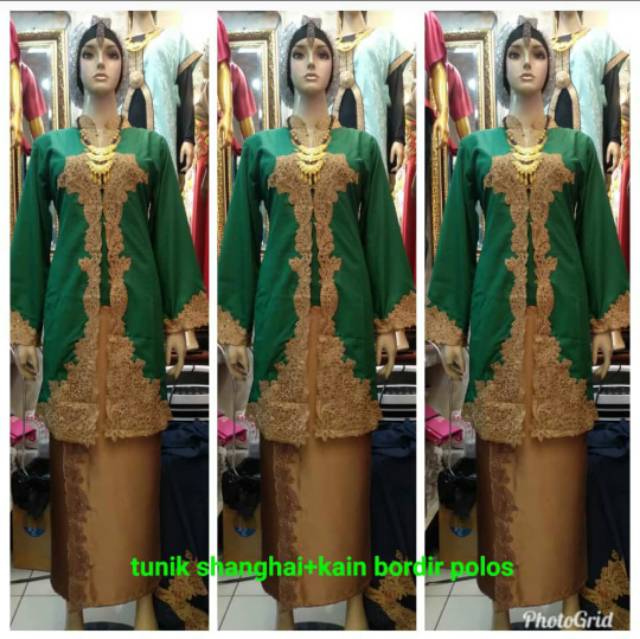 Set kebaya tunic shanghai