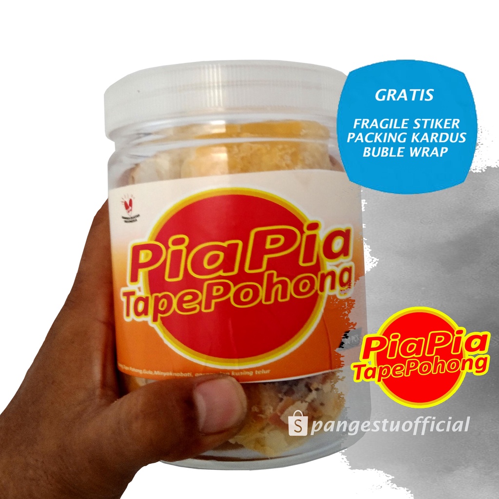 bakpia tape - Pia kering 1 toples murah