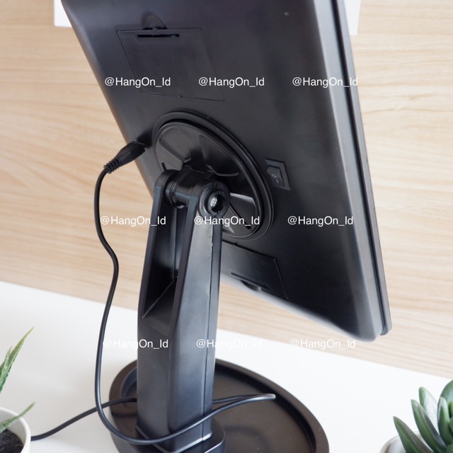 Cermin kaca LED Mirror with LED Light Lampu makeup high quality