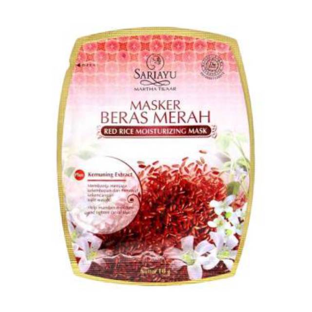SARIAYU MASKER WAJAH BERAS MERAH 10g