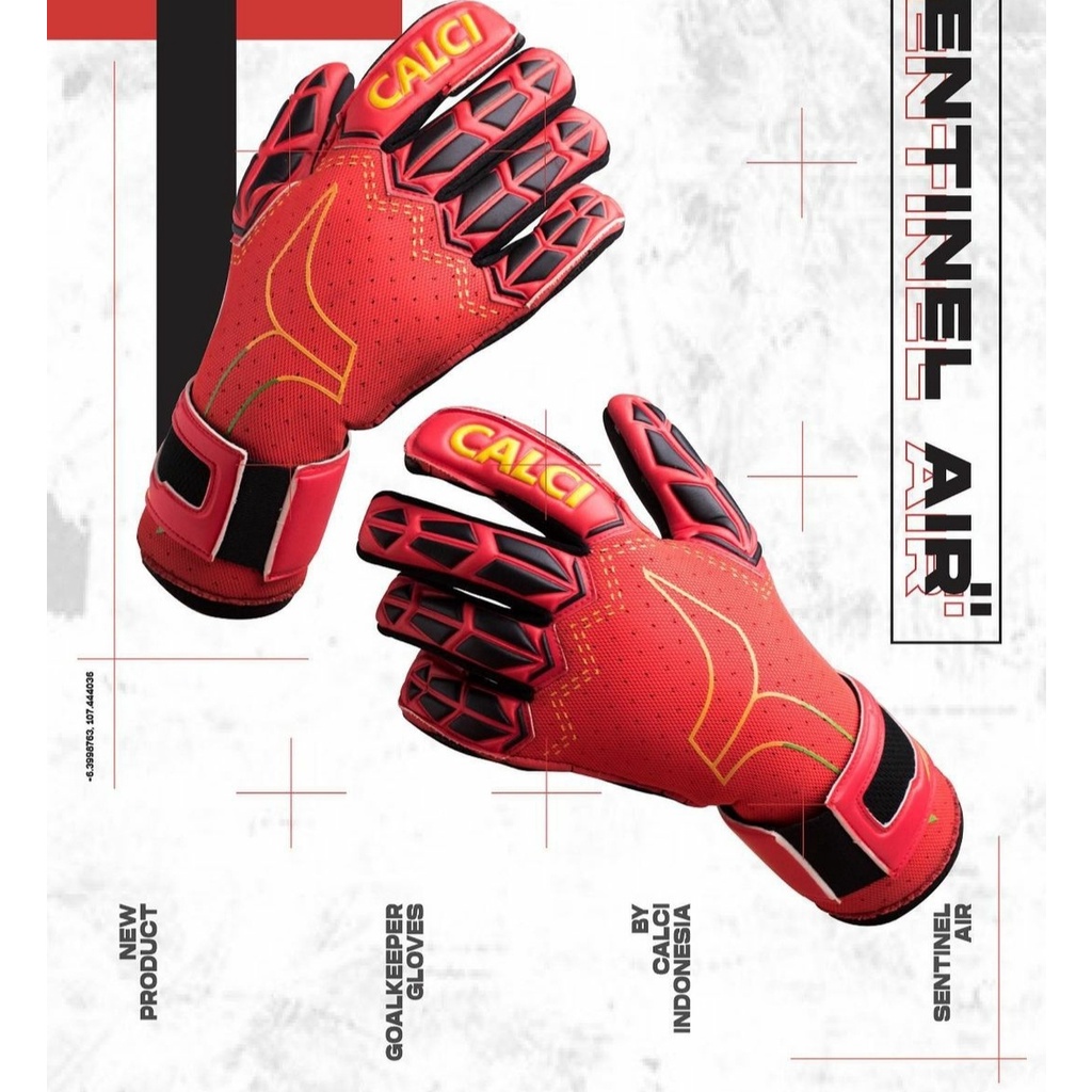 GLOVE Calci Sentinel Air - RED