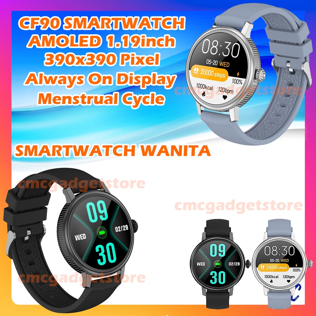 CF90 Smartwatch AMOLED Display 1.19inch Always On Display Watch