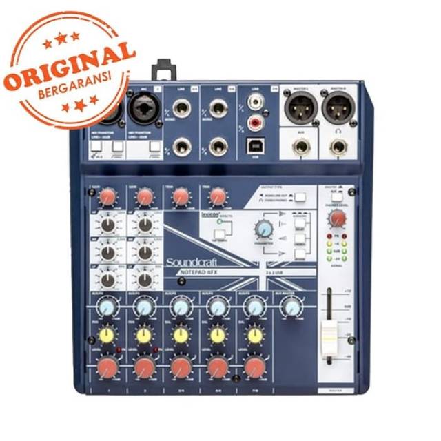 Mixer audio Soundcraft NOTEPAD 8FX original