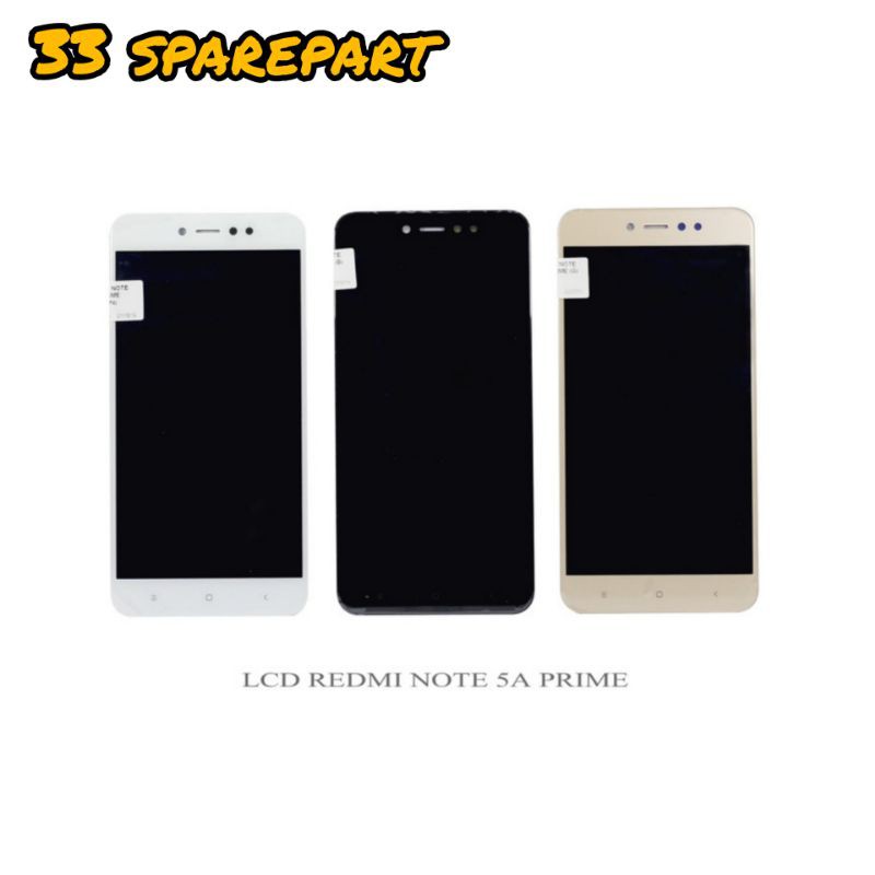 lcd fullset / lcd touchscreen Xiaomi redmi note 5A prime / redmi y1 3hole original complete