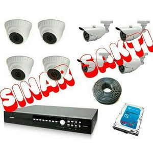 PAKET CCTV AVTECH 16CH 2MP 8CAMERA HARDSIK 2TB LENGKAP TGGL PASANG