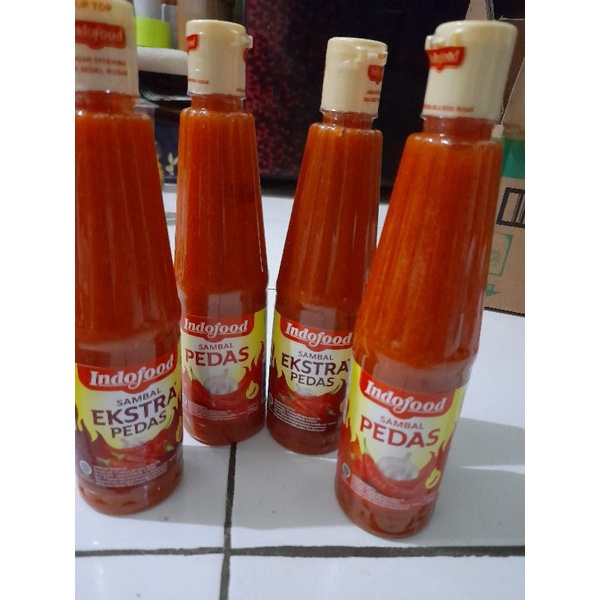 

Indofood sambal 275 ml (sambal ekstra pedas/sambal pedas)
