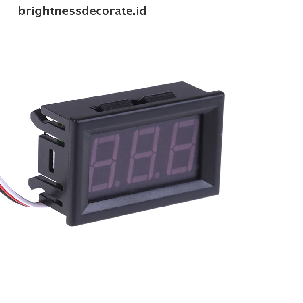 [birth] DC 0-30V 3 wire LED digital display panel volt meter voltage voltmeter car motor [ID]