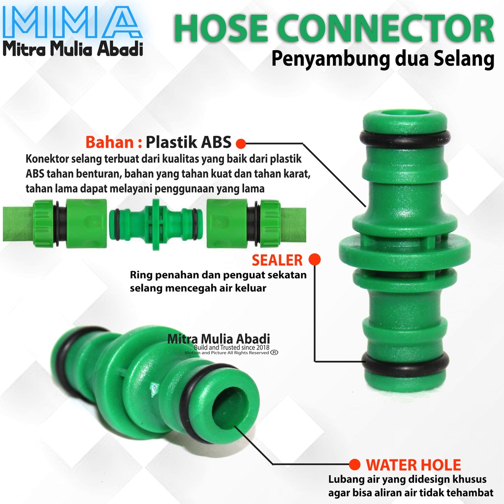 Sambungan Selang Kran Air 1/2 Inch - 5/8 Inch I Konektor Selang