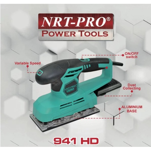 Jual Mesin Amplas Sheet Sander NRT PRO 921 HD NORITA Square Orbital