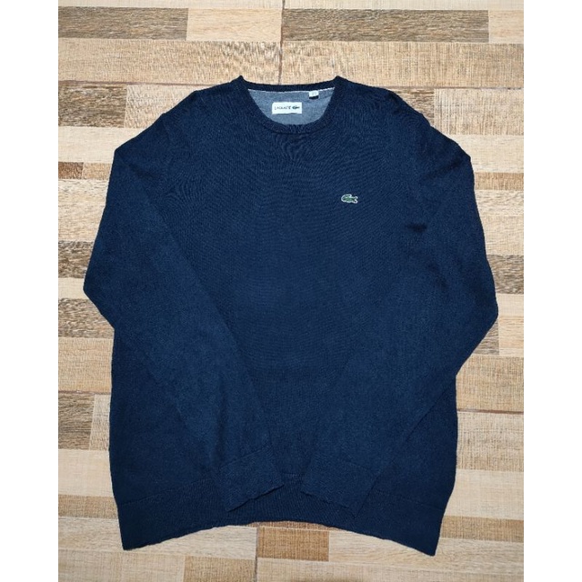 crewneck lacoste second, lacoste crewneck secend