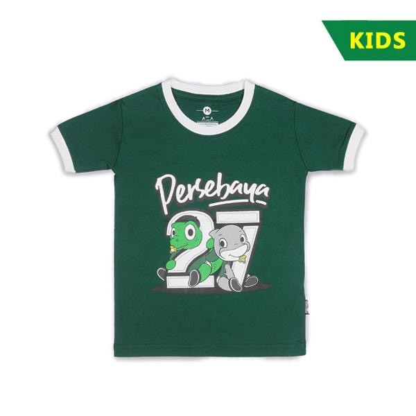Kaos Persebaya Jojo & Zoro (maskot Persebaya) Kids