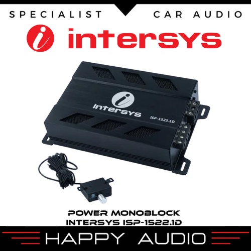 Power Monoblock INTERSYS ISP-1522.1D Professional Class D Audio Mobil Amplifier