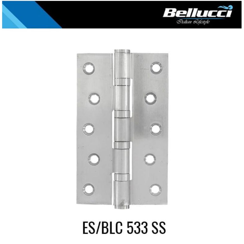 Engsel Bellucci 5" Stainless / Engsel Pintu Bellucci Stainless 5" / 1 pasang Engsel BLC Stainless 5"