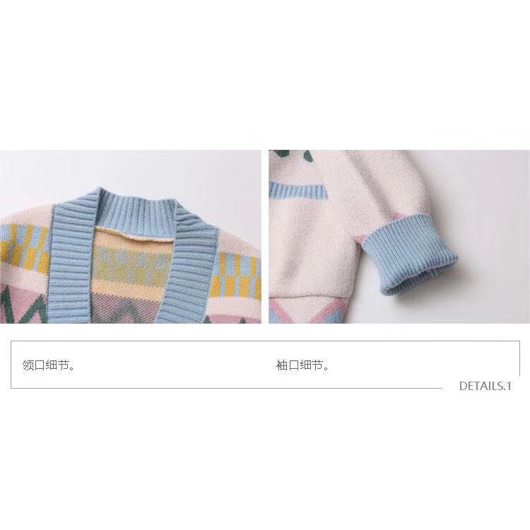 #Sisjuly# Sweater Wanita Mantel Longgar Kardigan Sweater Rajutan 2022 Musim Gugur Dan Musim Dingin S