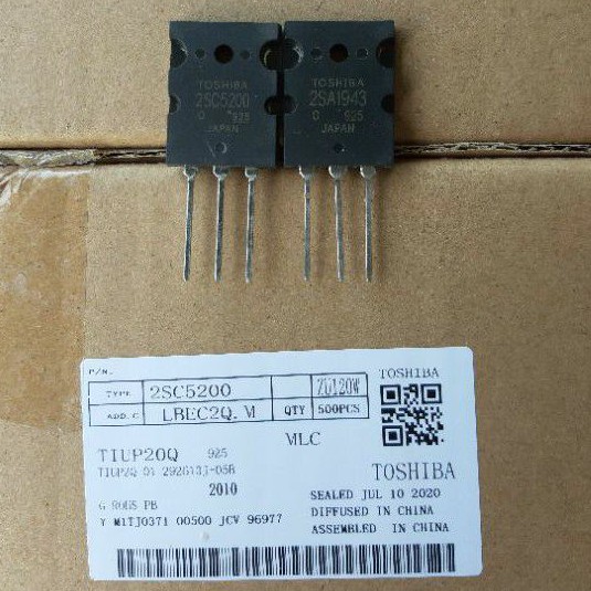 TOSHIBA C5200 A1943 TRANSISTOR ORI CHINA