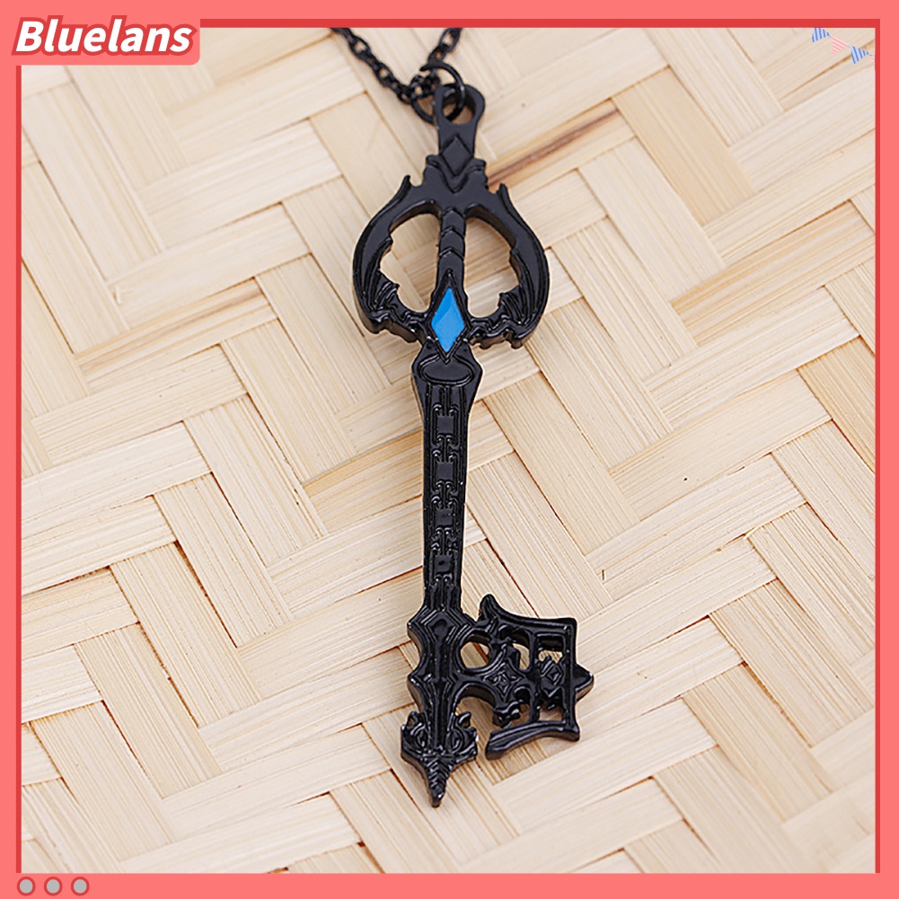 Bluelans Kalung Liontin Anime Kingdom Hearts Oblivion Keyblade Untuk Pria Dan Wanita