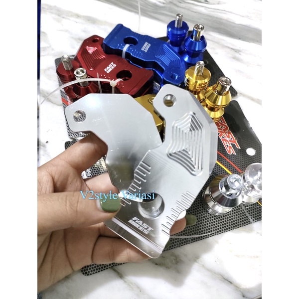 Setelan Rantai Jalu Paddock Set Baut CNC PNP Arm Banana Peddock Xabre Vixion R15 V3 VVA CBR GSX R25