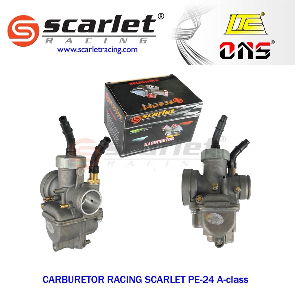 KARBU PE 24 26 28 30 karburator scarlet &amp; Pilott Jet PJ Main Jet MJ Set Carburetor PE 24 26 28 30 Carburetor Racing scarlet racing