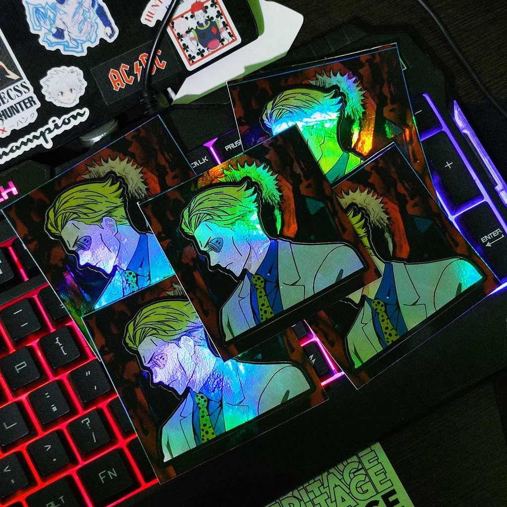 STICKER STIKER HOLOGRAM ANIME -JUJUTSU KAISEN NANAMI KENTO - STIKER LAPTOP