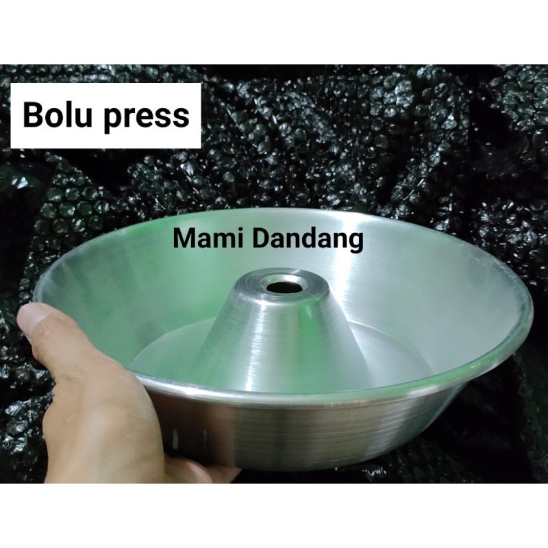 Bolu press almunium cetakan kue bolu