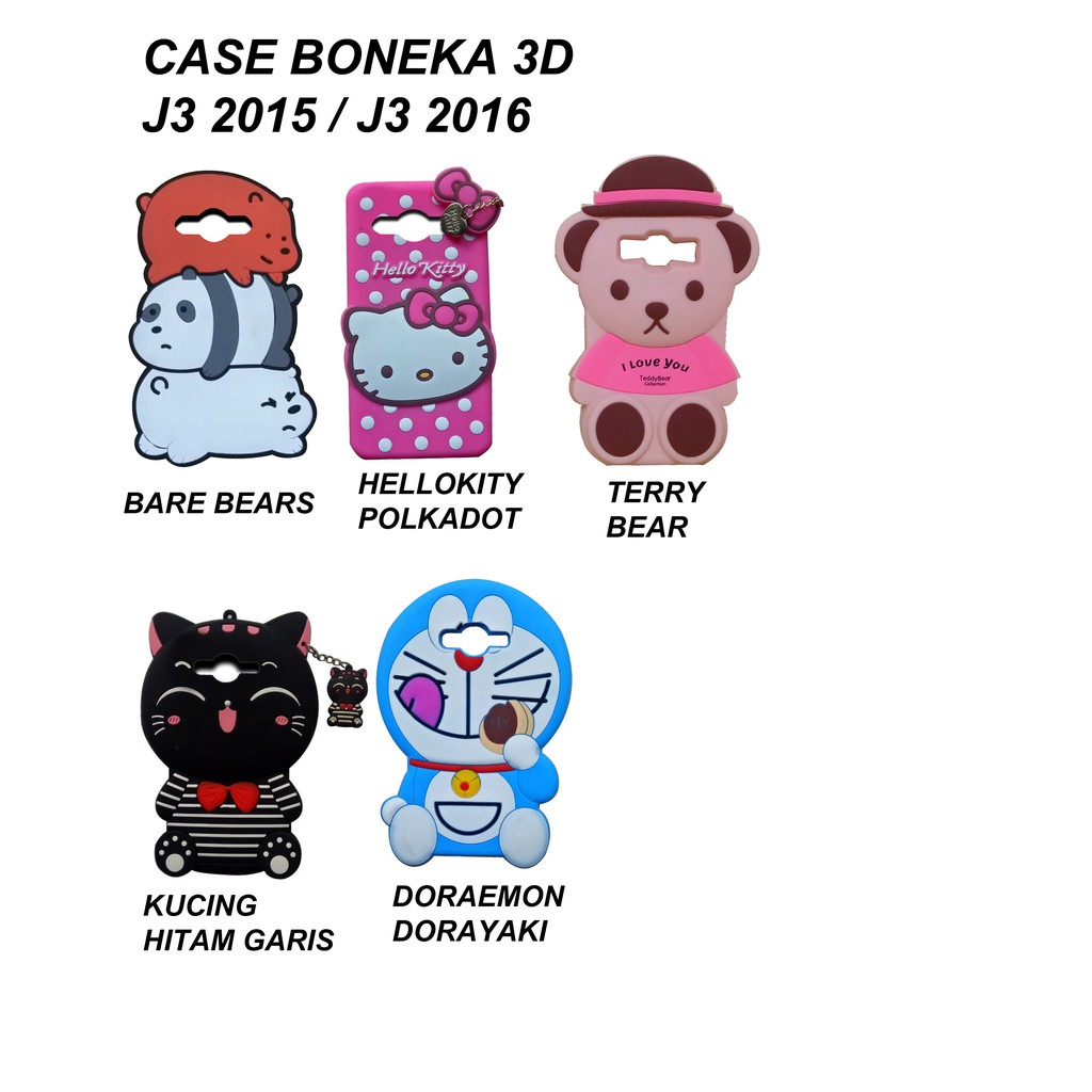 SAMSUNG J2 PRIME GRAND PRIME CASE BONEKA CARACTER 3D Shopee