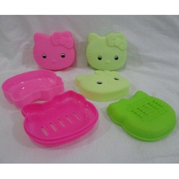 Kotak Tempat Sabun Hellokitty / Tempat Sabun Batang Kitty***TOP