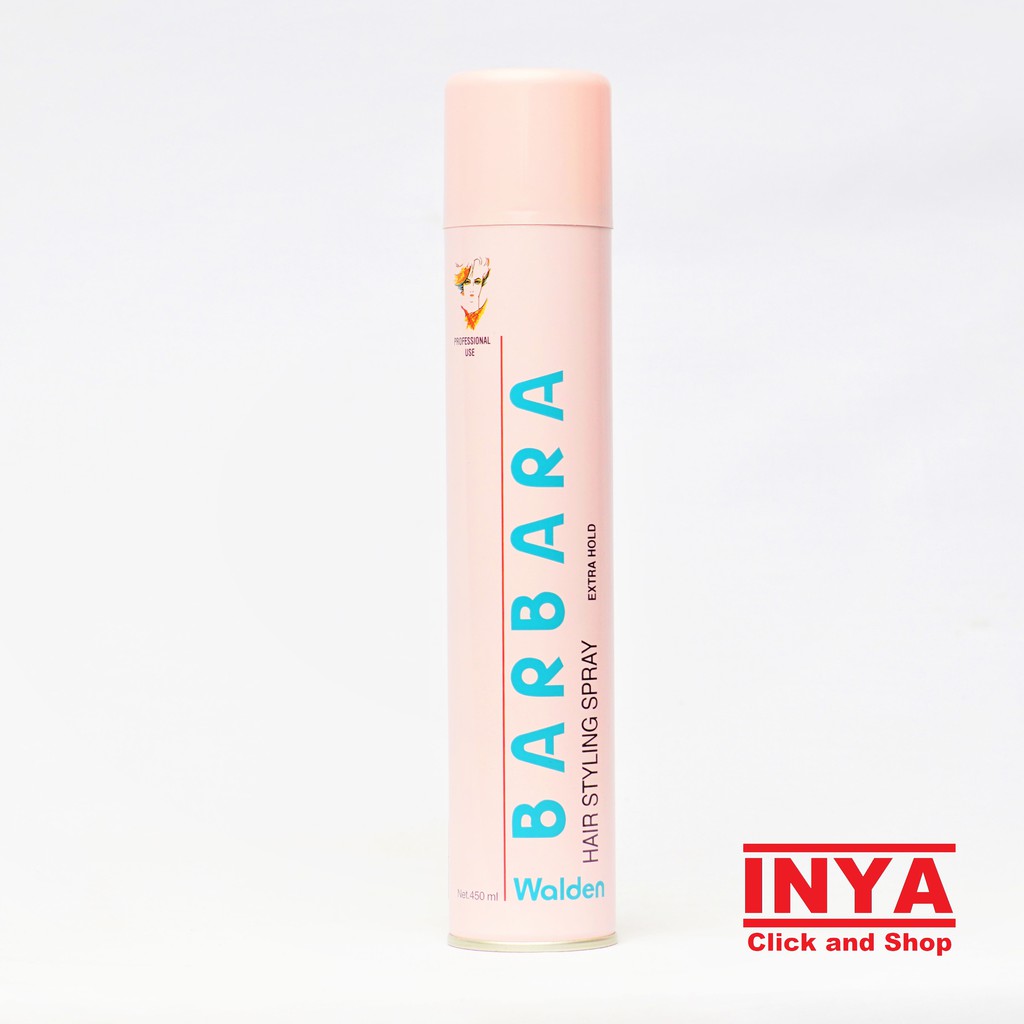 BARBARA WALDEN EXTRA HOLD HAIR SPRAY 450ml - Pink - Hair Styling