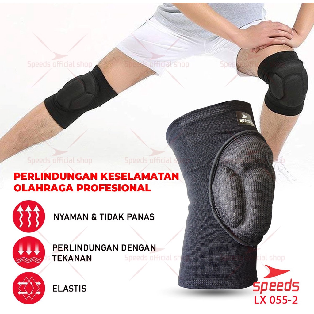 SPEEDS Pelindung Lutut untuk Perlengkapan fitness Knee protector 055-2 Image 4