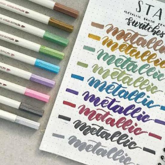 

HOT SALE» wd<>265 STA METALLIC BRUSH PEN ♧
