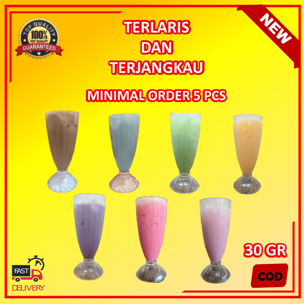 

Bubuk Minuman Rasa Kekinian Powder Drink Premium Milkshake Sachet Kemasan 30 Gram Termurah