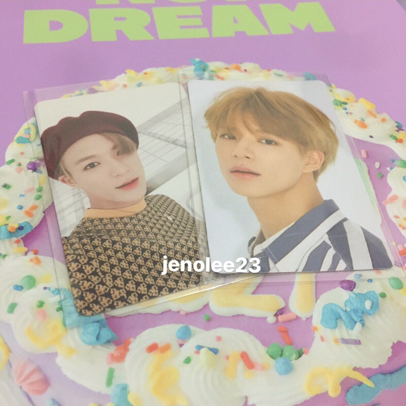 pc photocard jeno we young + sticker matte