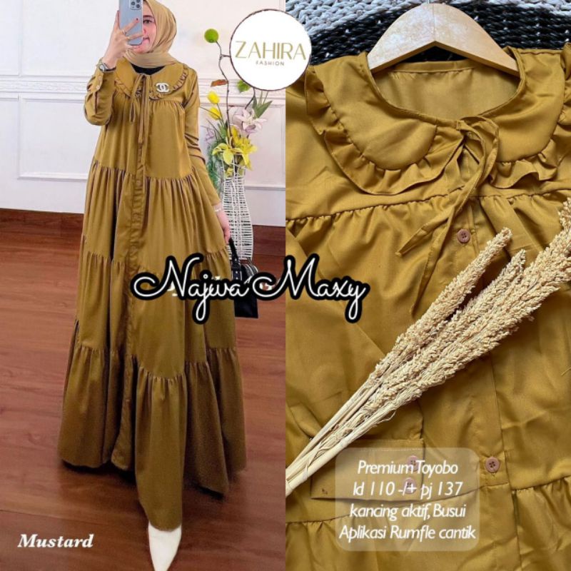 Gamis Wanita - Najwa Maxy by Zahira