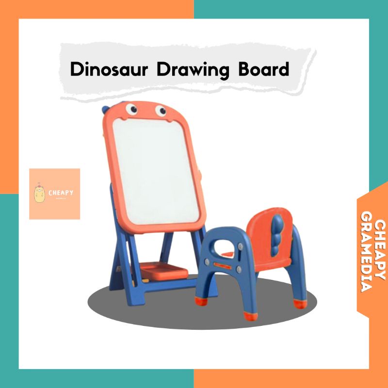 

Drawing Board Dinosaur Papan Tulis Whiteboard Anak Kursi