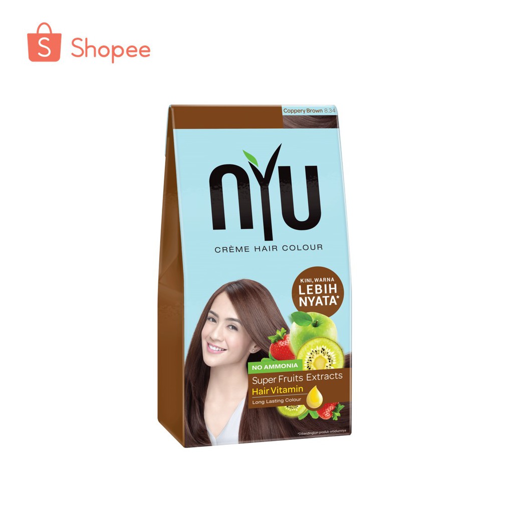 NYU Creme Hair Colour Coppery Brown